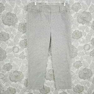 Loft Polka Dot Original Ankle‎ pants Women's Size 6 1743